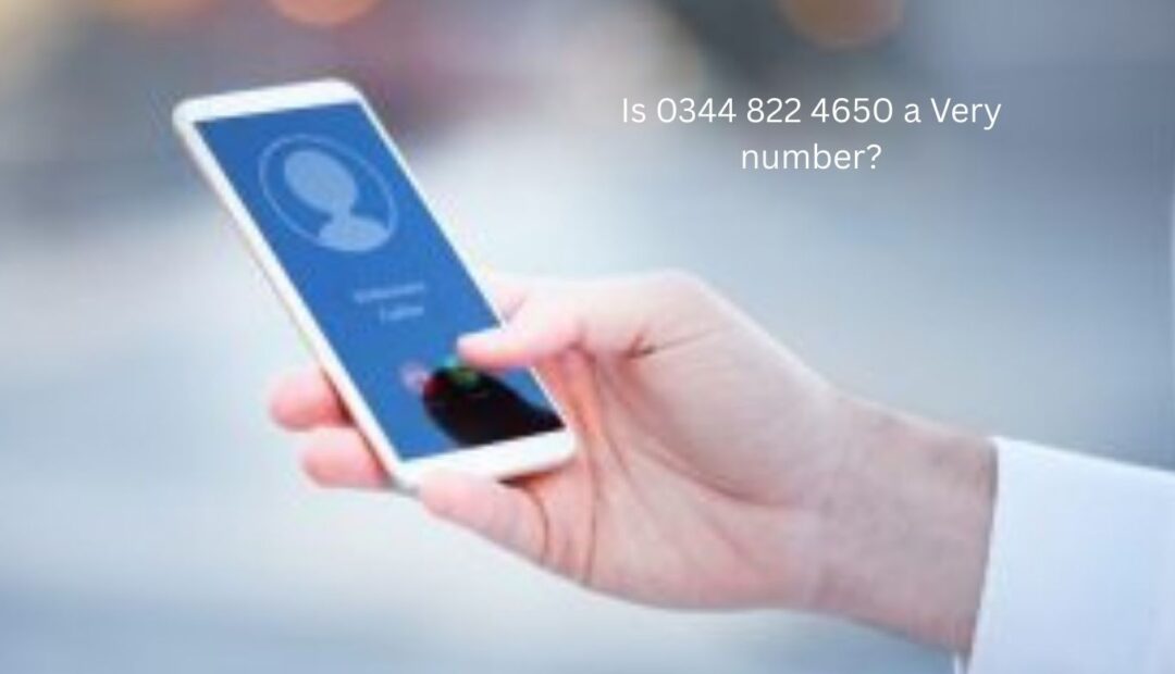 Is 0344 822 4650 a Very number